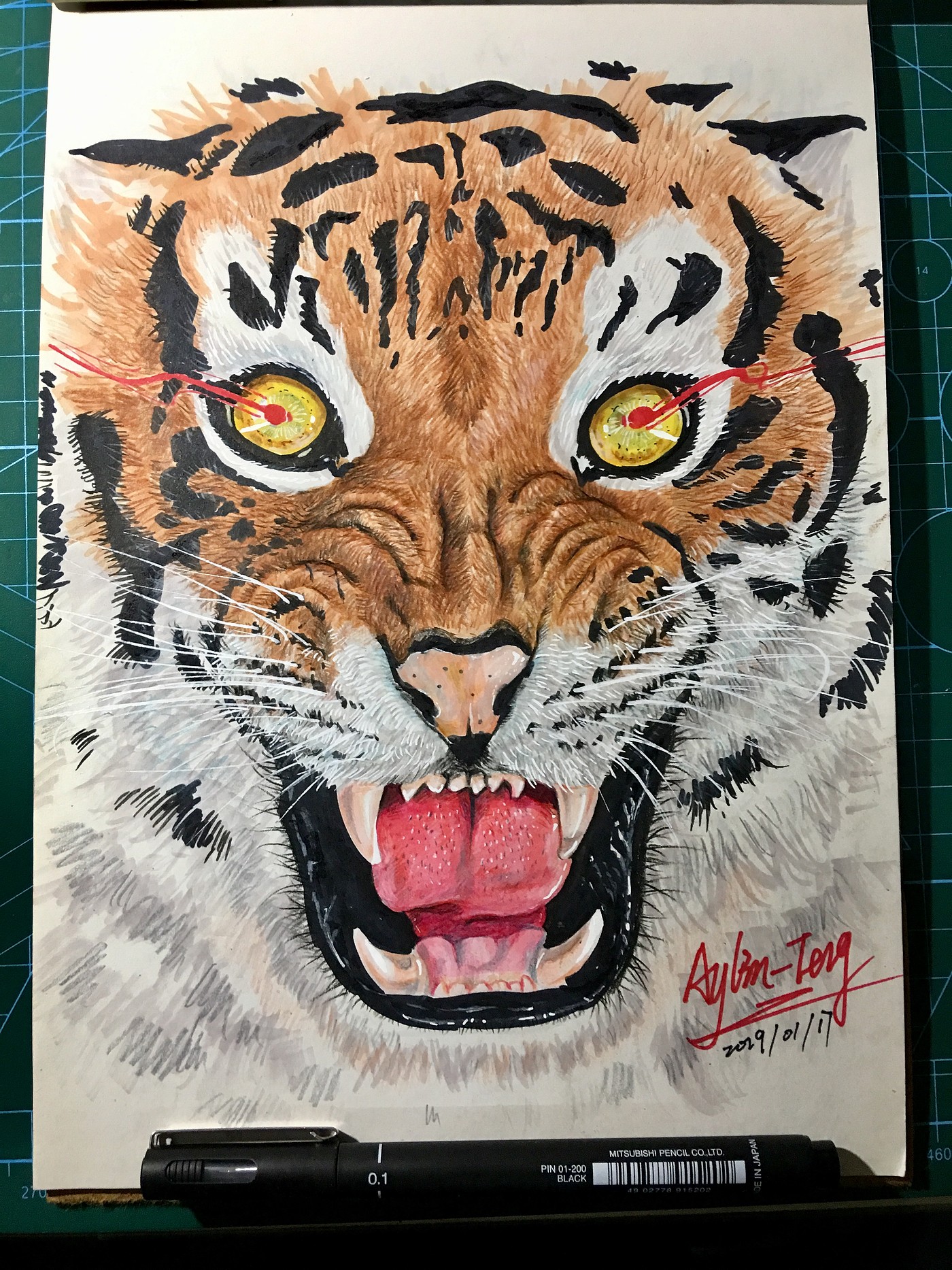 Teng Yilin，Designer's hand-painted book，Illustration，Pursue dream Jiangnan Design Postgraduate Entrance Examination，