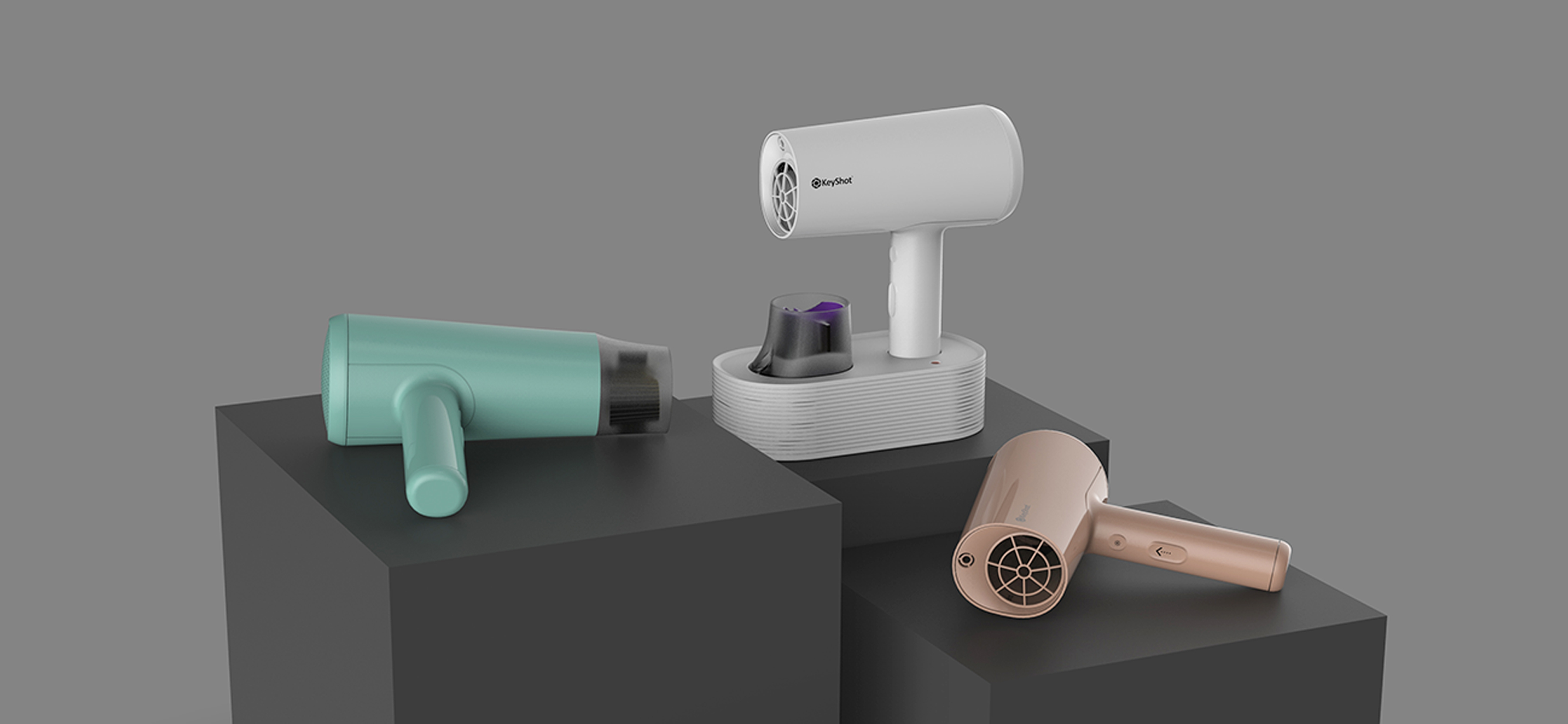 Small，hair drier，Simplicity，