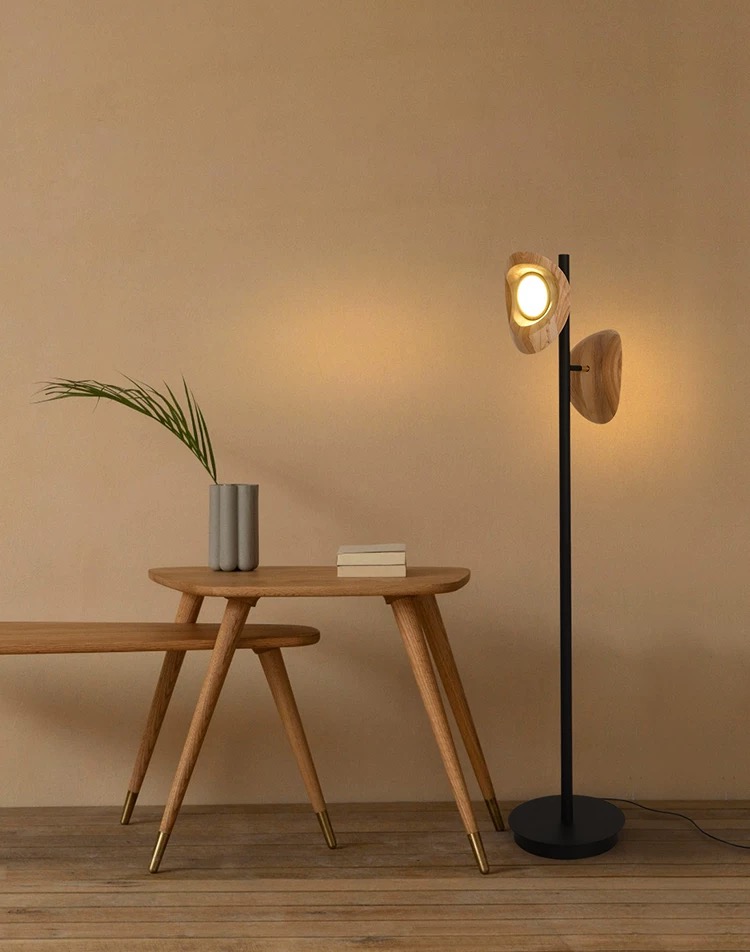 Original, new Chinese style, wooden, lamps, floor lamps，