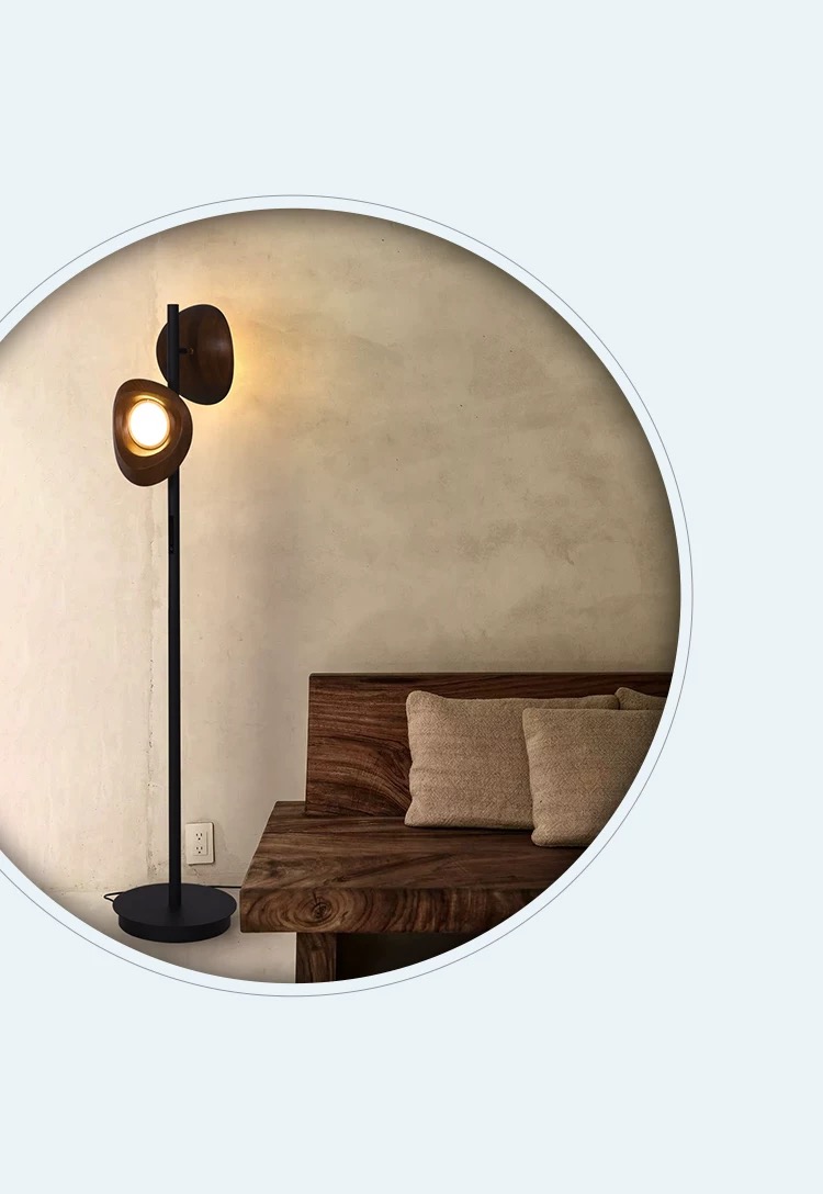 Original, new Chinese style, wooden, lamps, floor lamps，