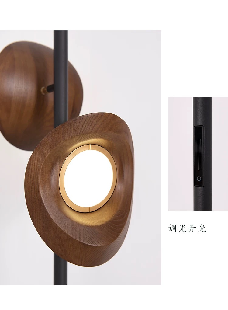 Original, new Chinese style, wooden, lamps, floor lamps，