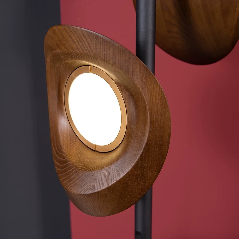 Original, new Chinese style, wooden, lamps, floor lamps，