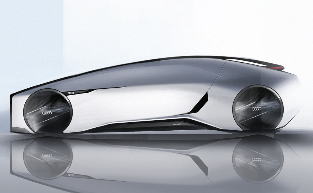 Automatic driving，aerodynamics，streamline，audi，Automobile design，