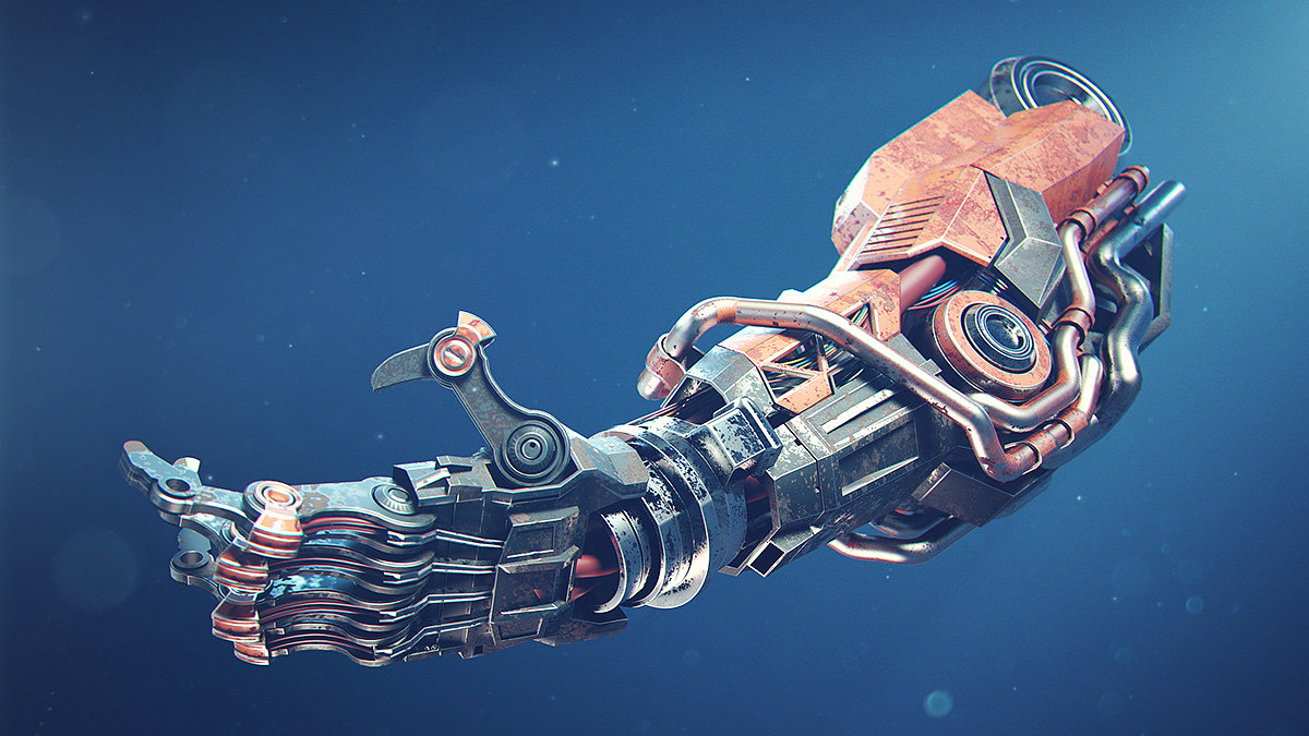 industrial design，Mechanics，Arm，3dmax，