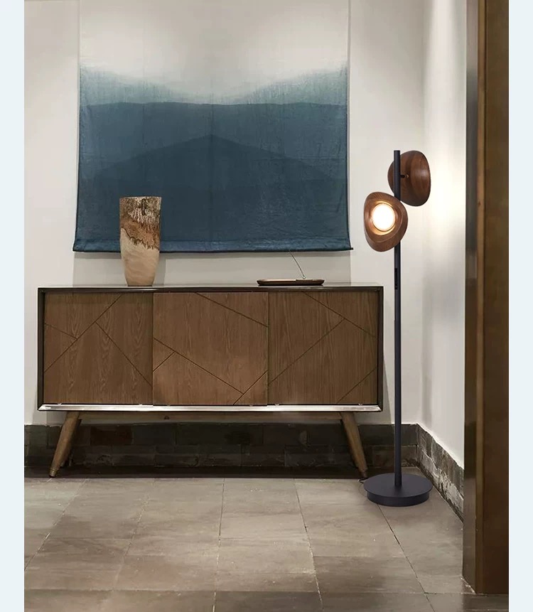 Original, new Chinese style, wooden, lamps, floor lamps，