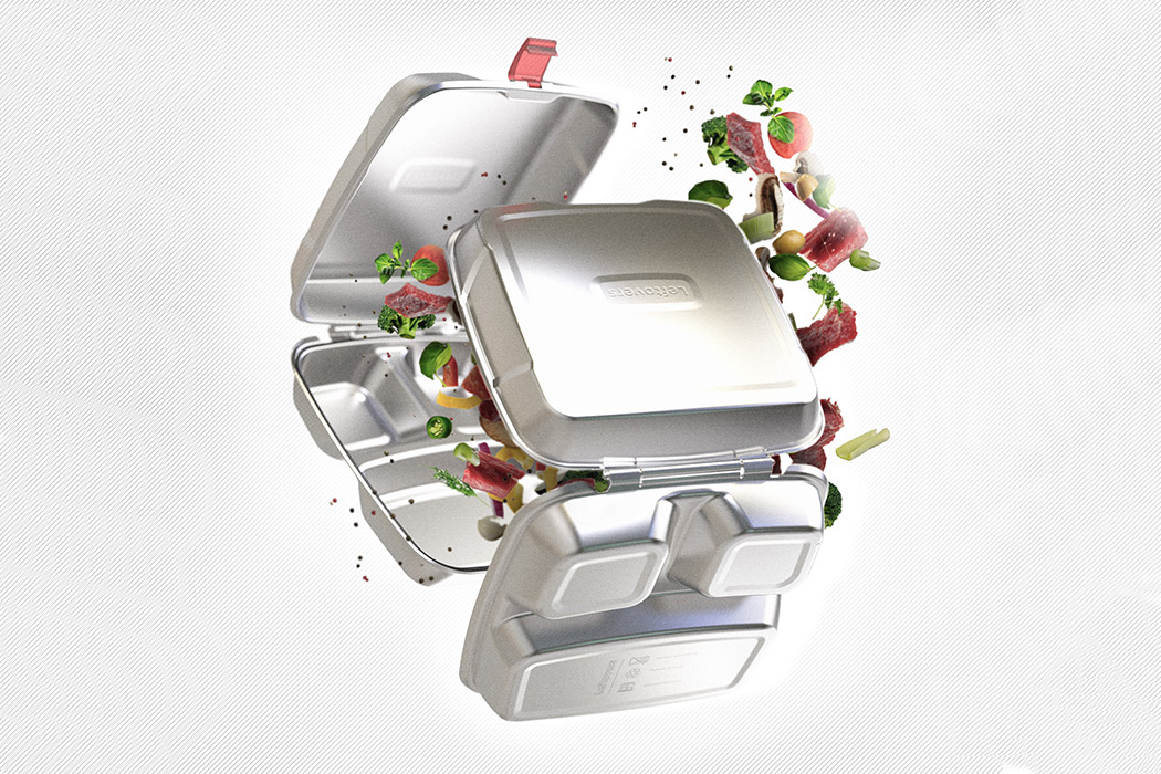 Lunch box，stainless steel，Leftovers，environment protection，Takeout box，Ross Dungan.，