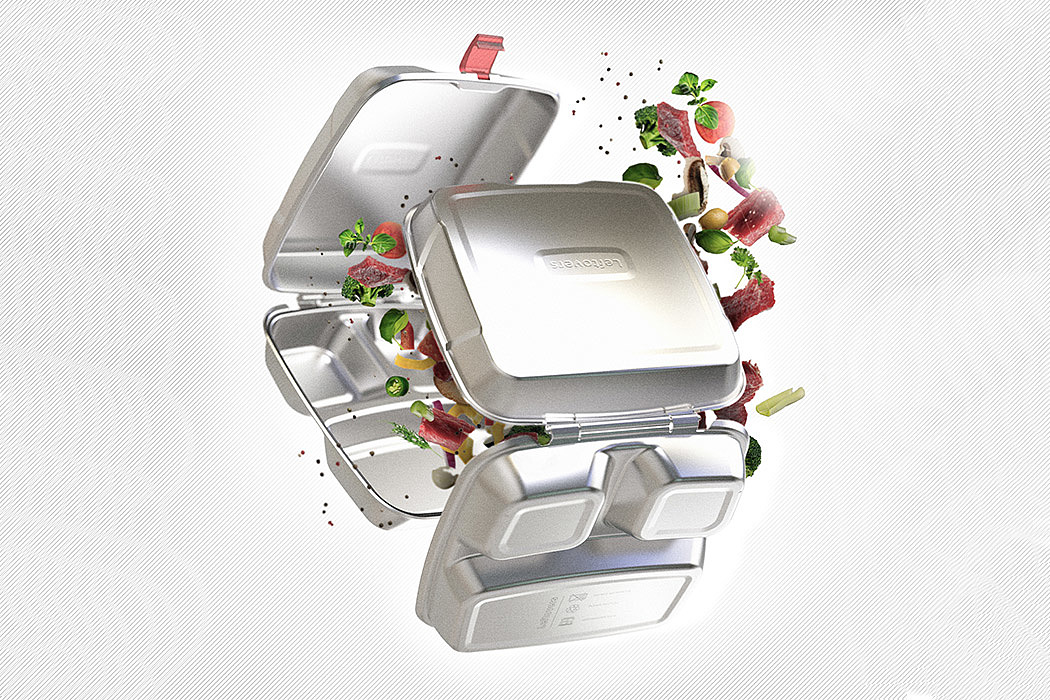Lunch box，stainless steel，Leftovers，environment protection，Takeout box，Ross Dungan.，
