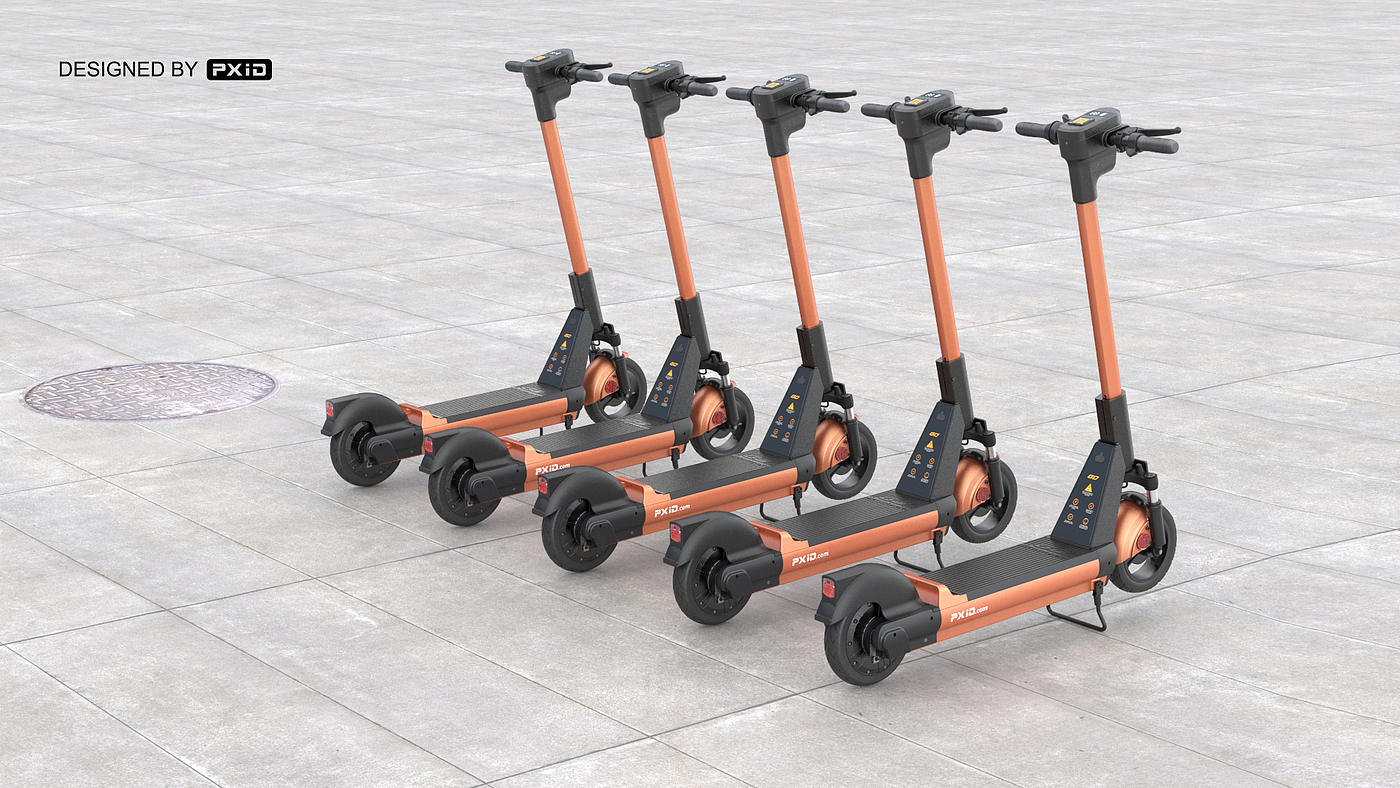 Design of electric scooter，Scooter design，Electric vehicle design，Design of transportation tools，