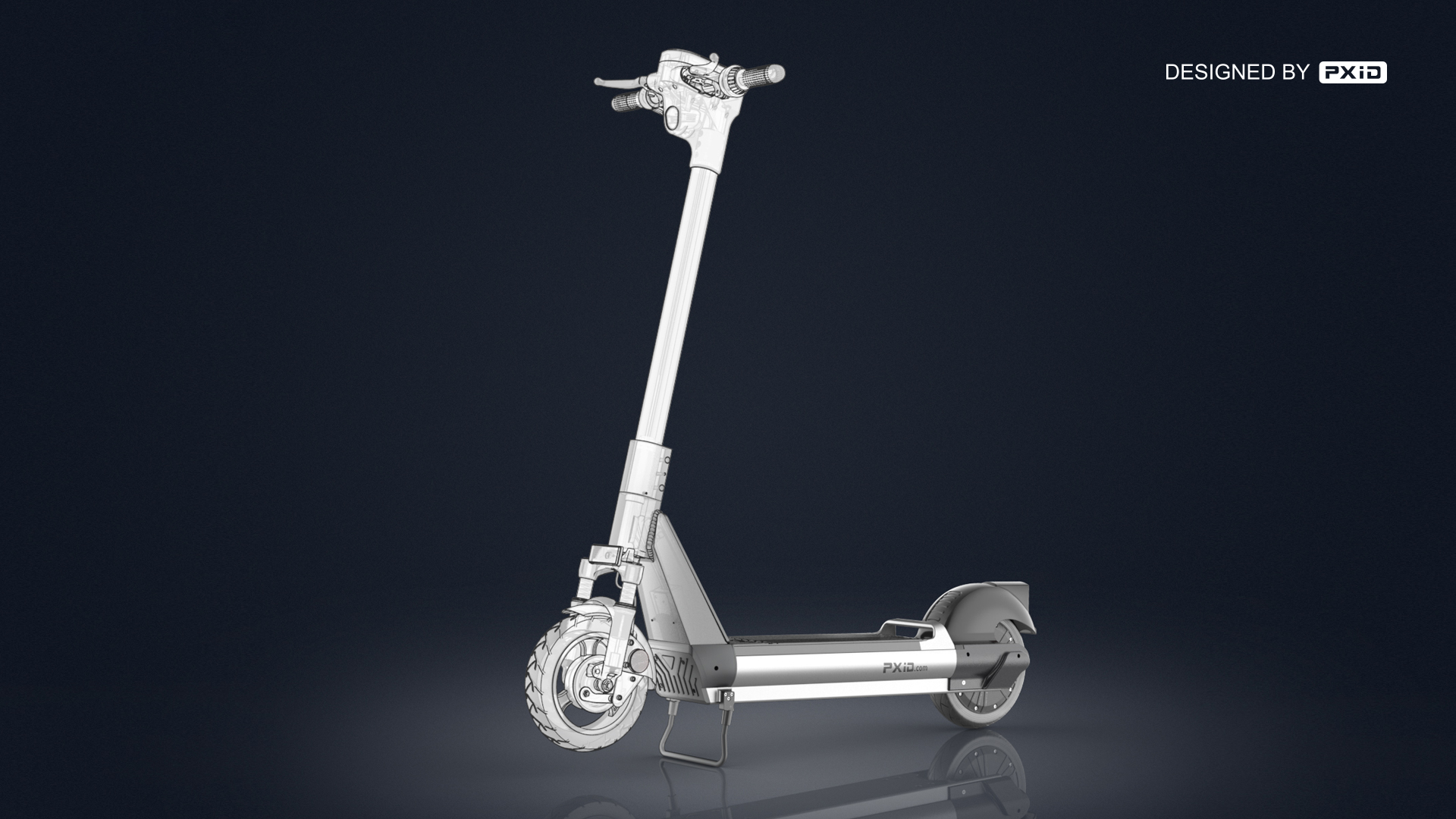 Design of electric scooter，Scooter design，Electric vehicle design，Design of transportation tools，