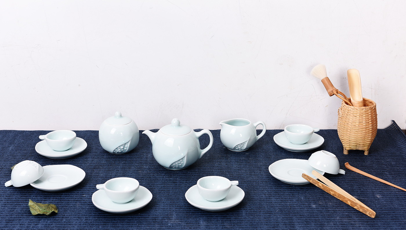 Ceramics, tableware, tea sets, folk customs，