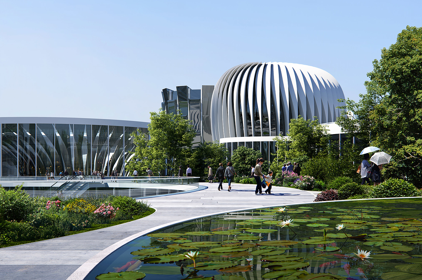 Architecture，Zaha Hadid，Unicorn Island，Chengdu Convention and Exhibition Center，