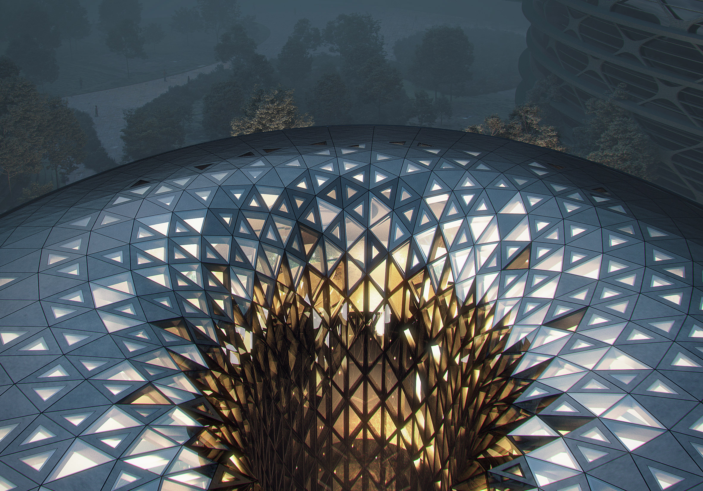 Architecture，Zaha Hadid，Unicorn Island，Chengdu Convention and Exhibition Center，