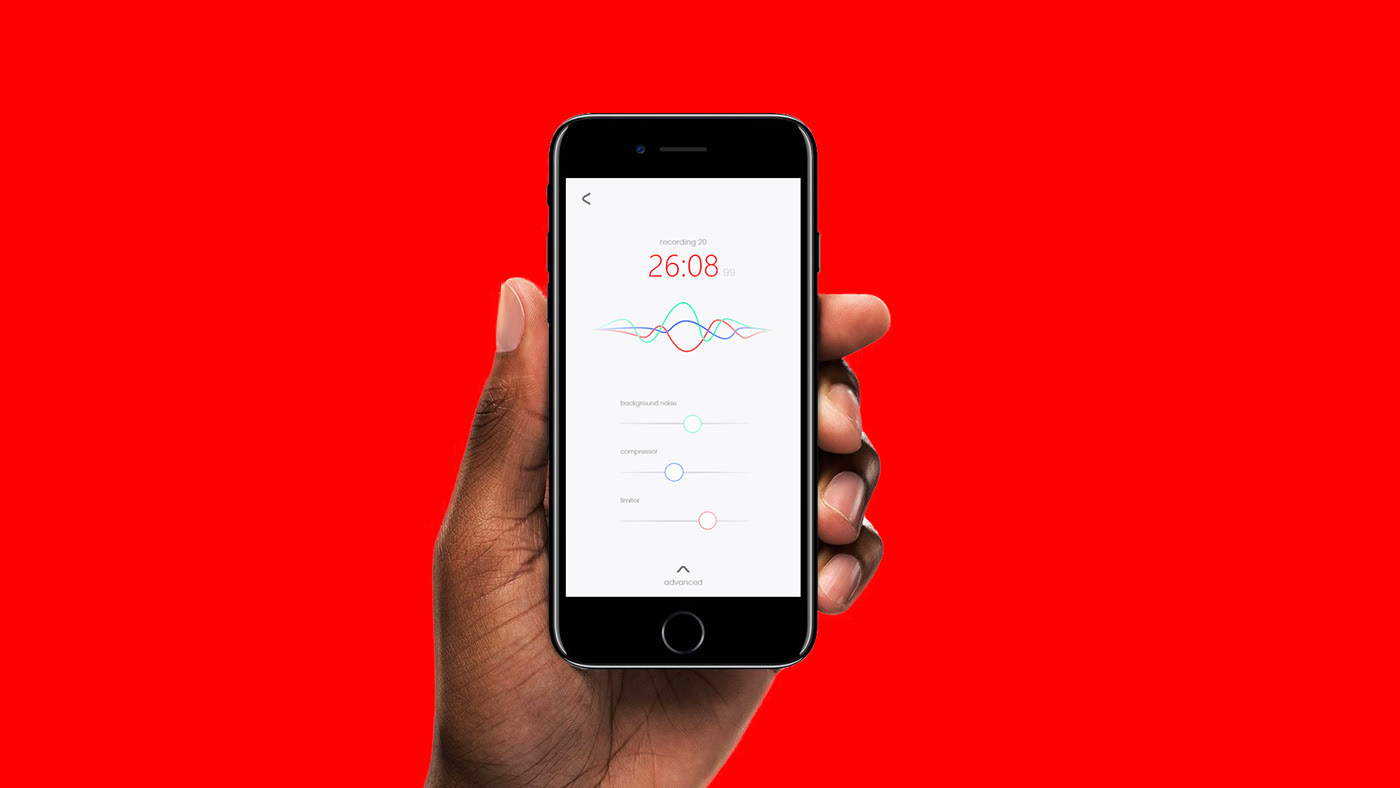 The recording equipment，Simplicity，white，Intelligent device，