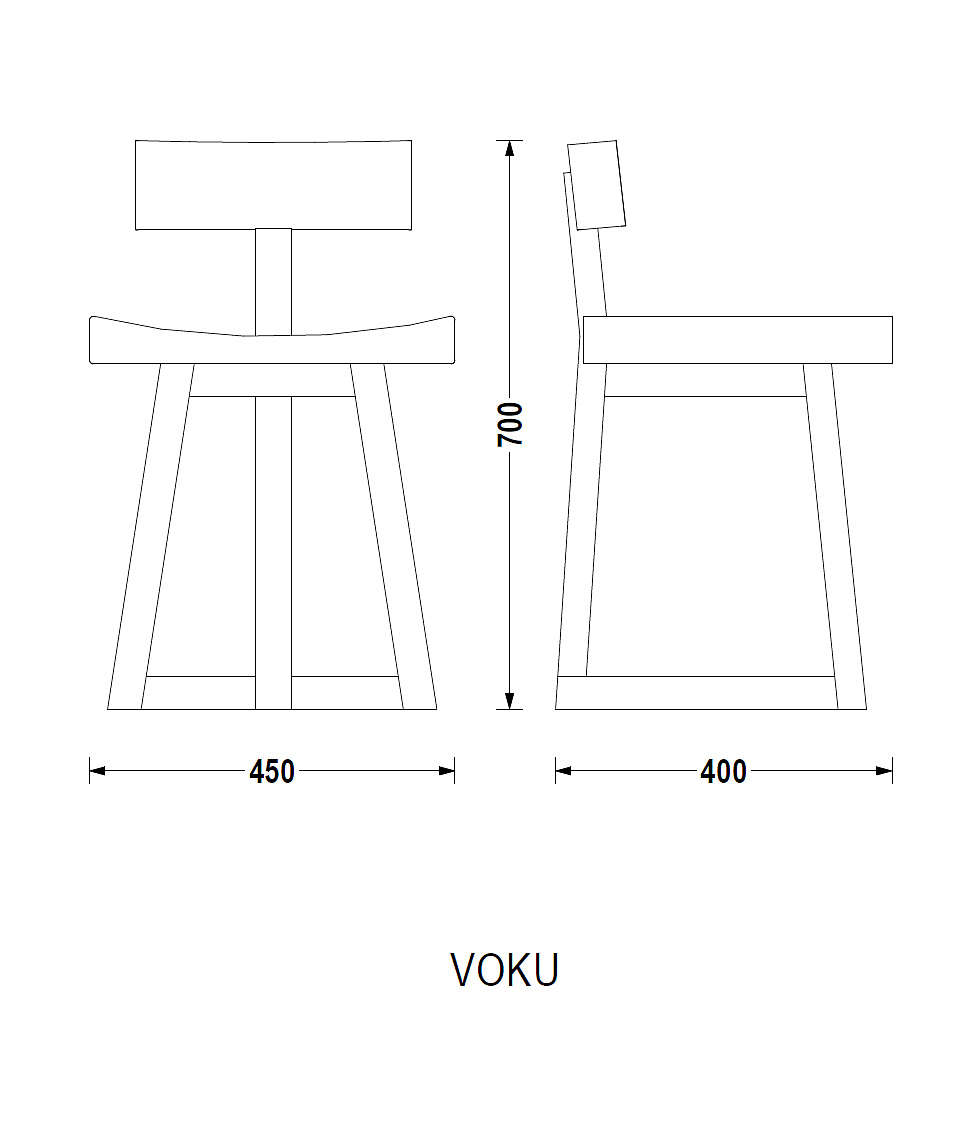 VOKU，椅子，家具，传统，