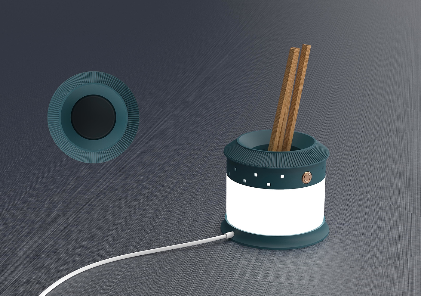 pen container，Night light，contact，Tulou，Cultural creation，