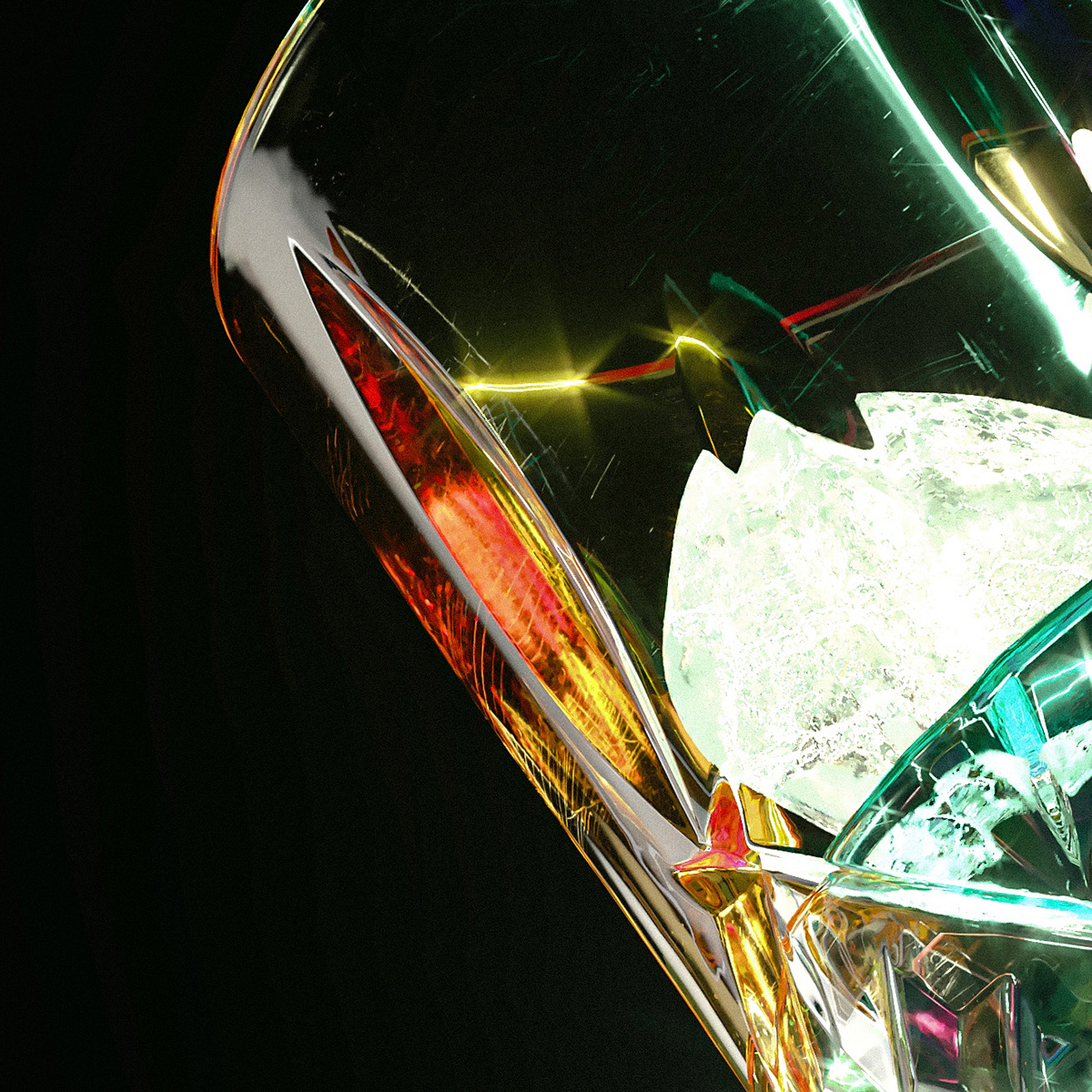 Champagne glass，bitter cups，CHAMPAGNE PAPI，Focus rendering，