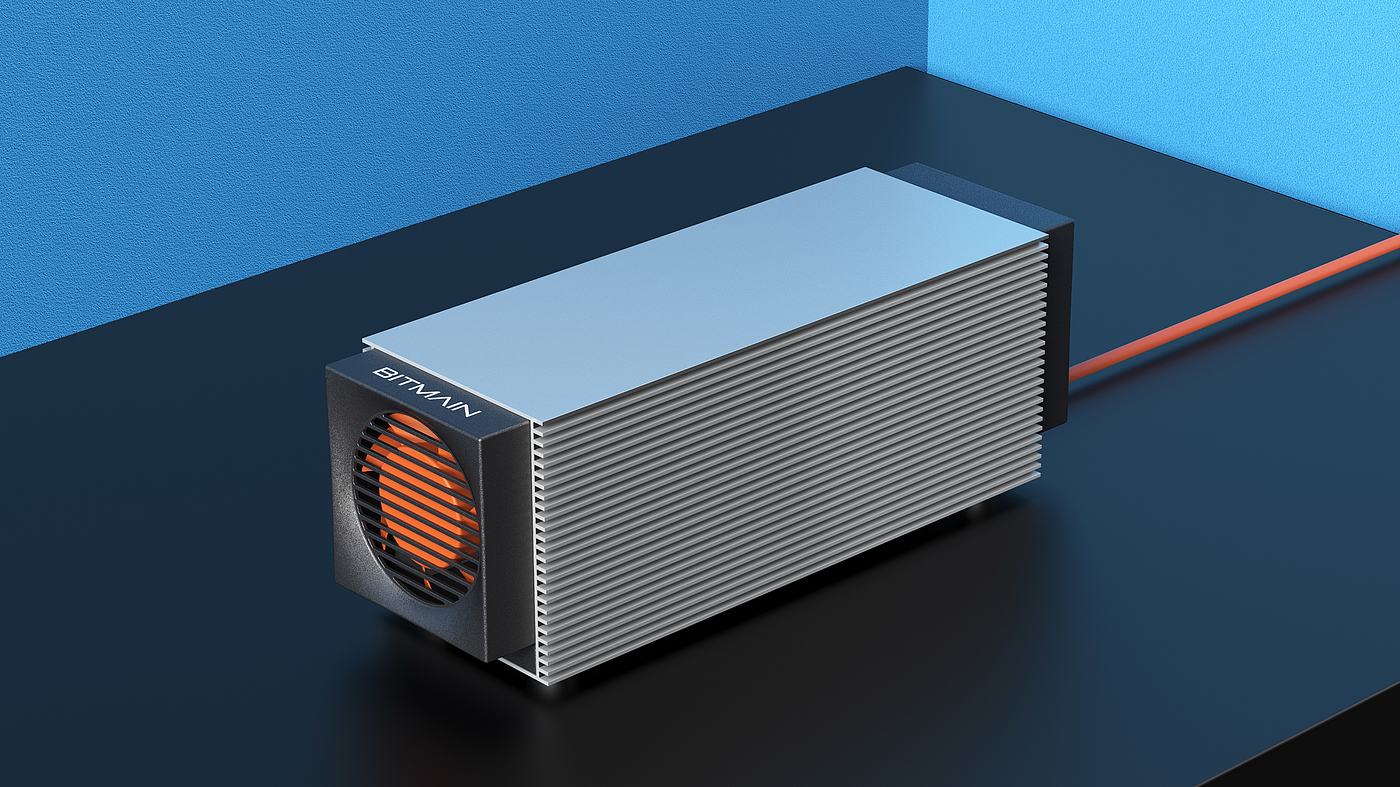 geometry，Minimalist，dissipate heat，Metallic texture，Mining machine，product design，industrial design，