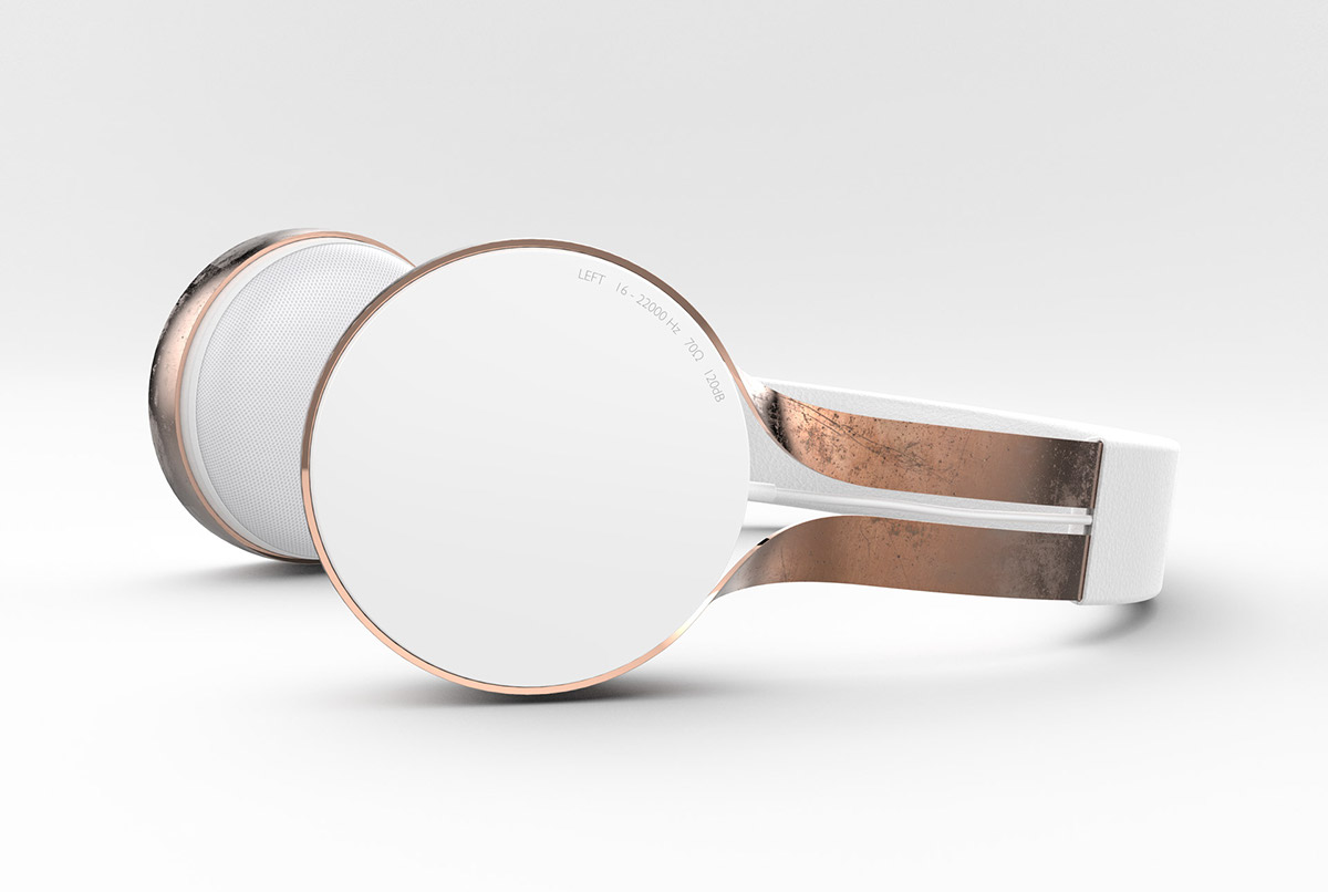 headset，Imitation old，Bronze，Craft earphone，