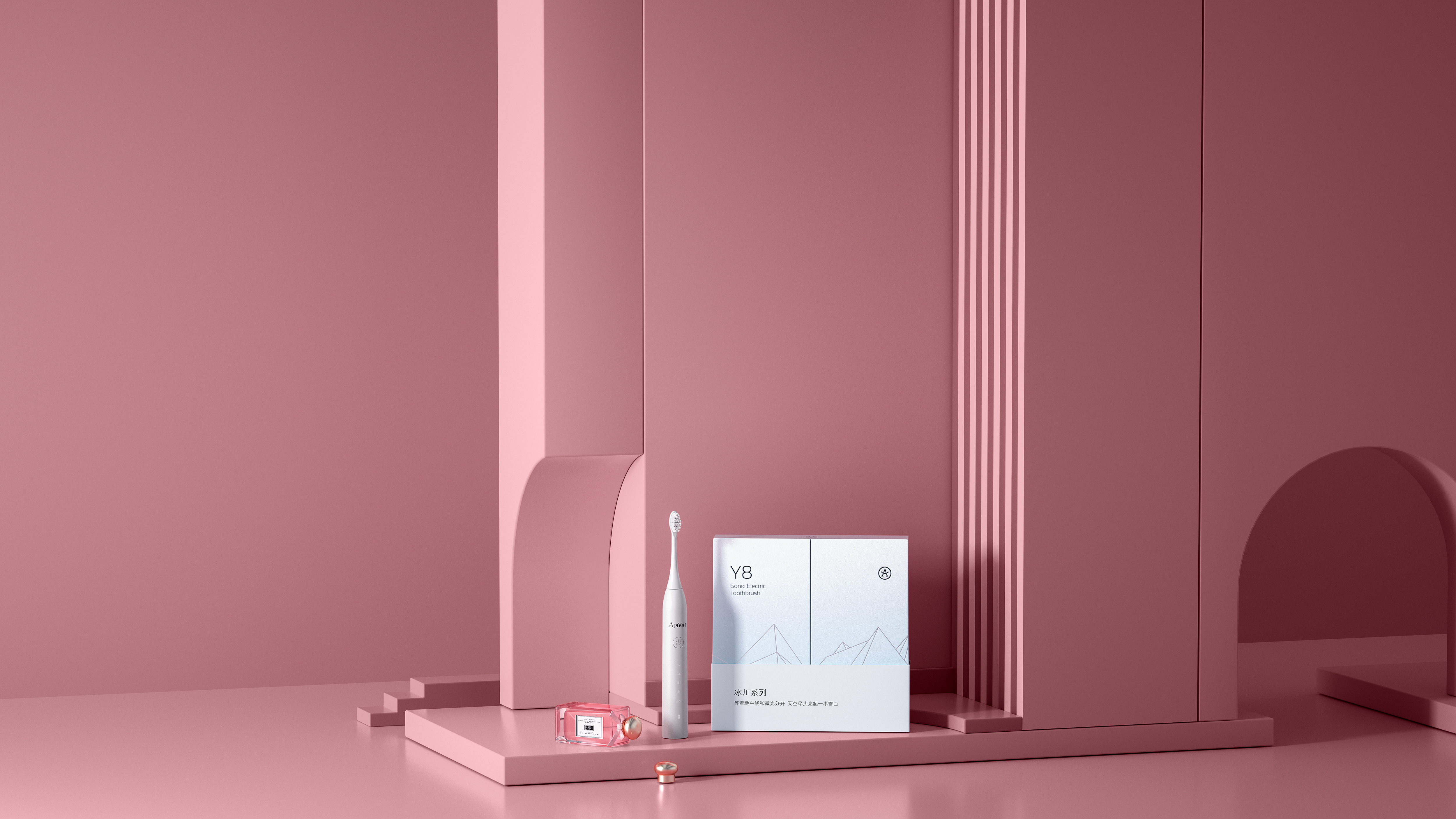 Toothbrush rendering，