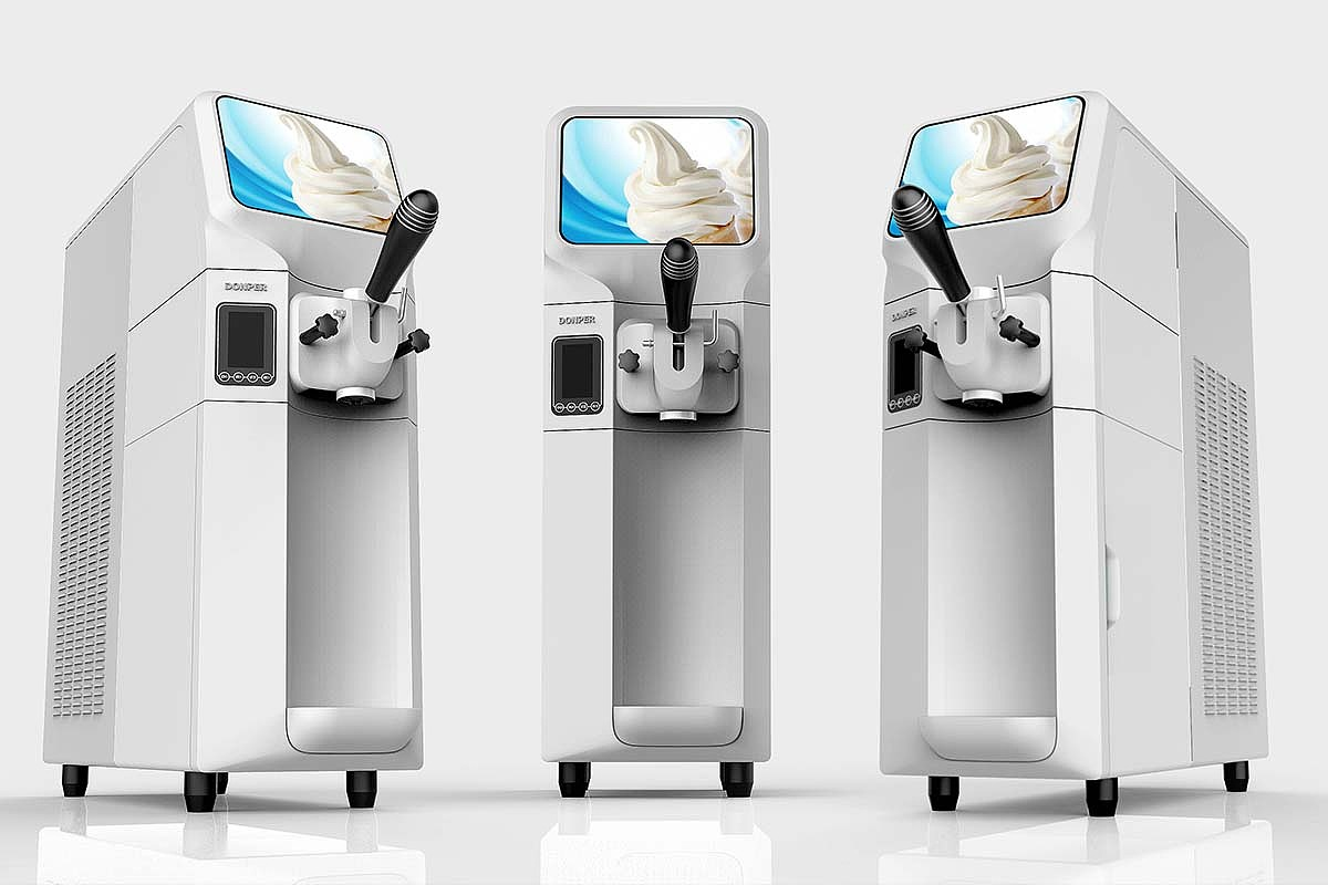 product design，Ice cream machine design，Product development，industrial design，Hot and dry noodles for design，new product development ，Appearance design，Modeling design，