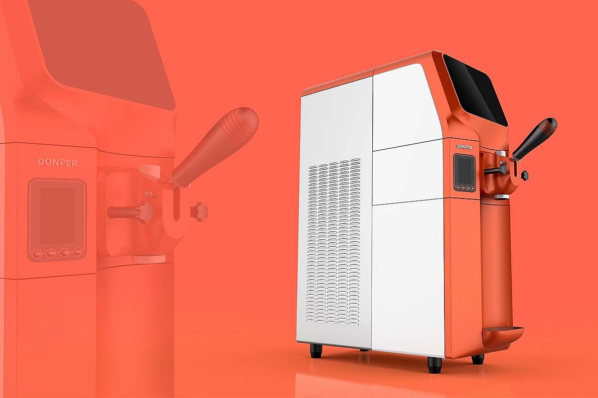 product design，Ice cream machine design，Product development，industrial design，Hot and dry noodles for design，new product development ，Appearance design，Modeling design，