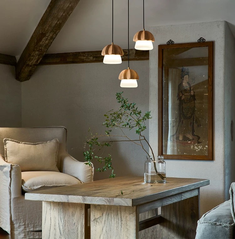 Lamps, original, wooden, chandelier，