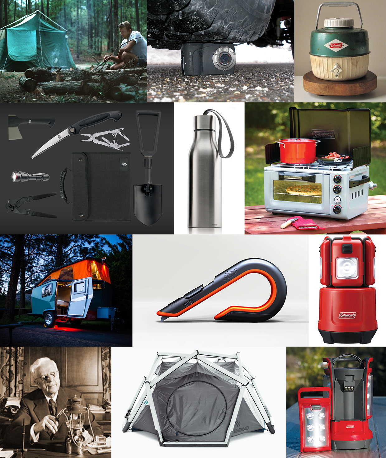 Reprint，industrial design，product design，outdoors，lamps and lanterns，camp，