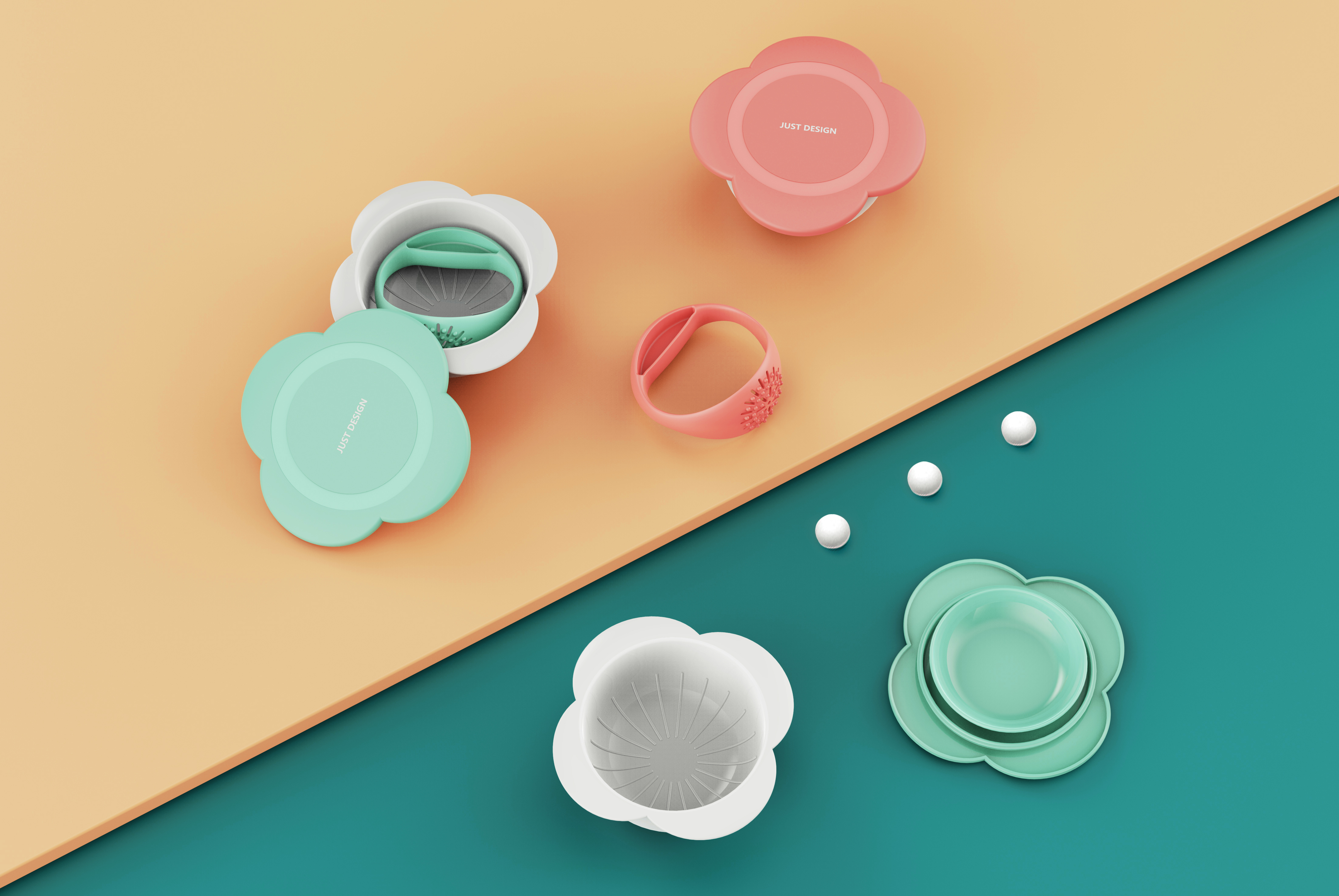 Children's grinding bowl，