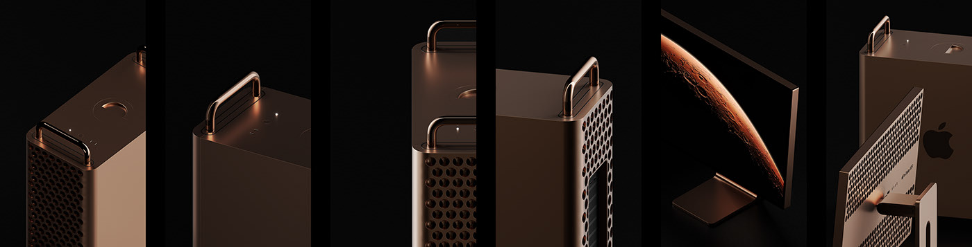 imac，macbook，Mac professional，golden，