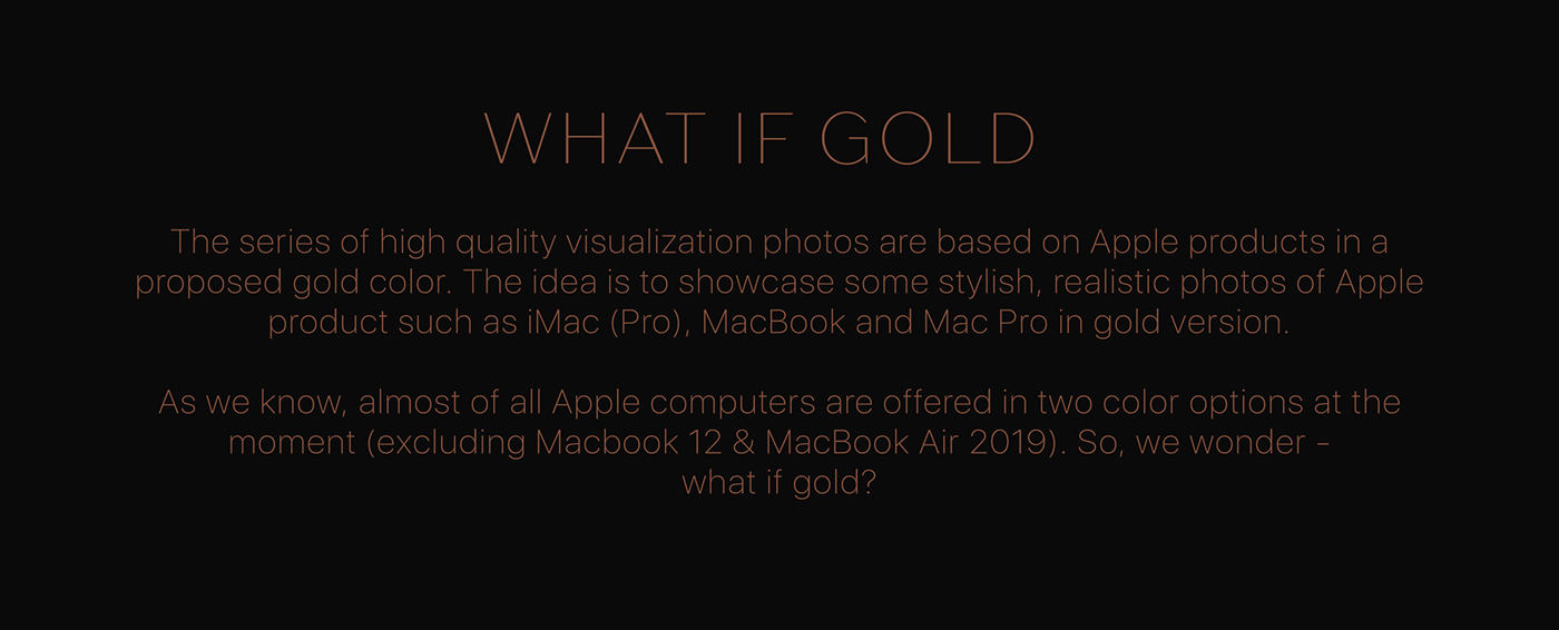imac，macbook，Mac professional，golden，