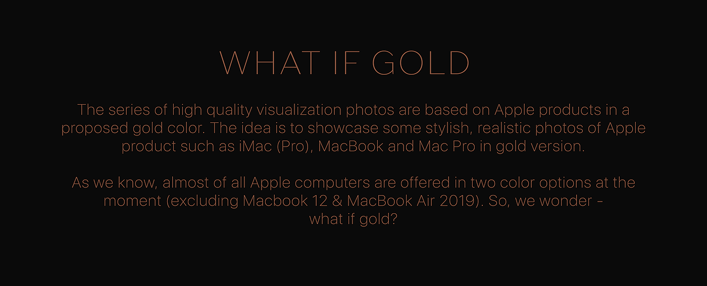 imac，macbook，Mac professional，golden，
