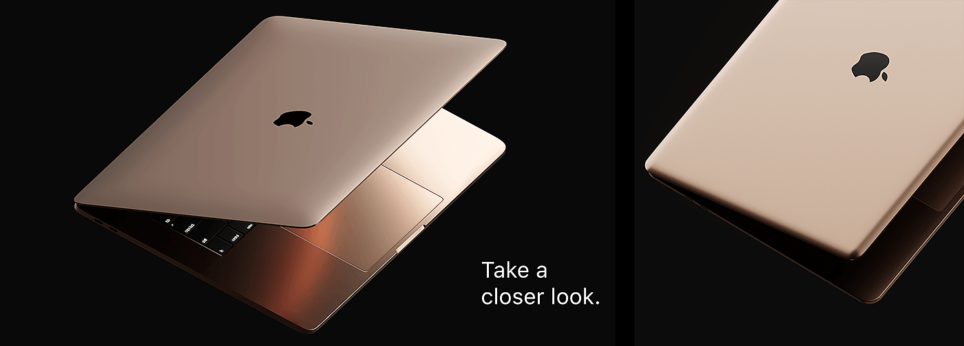 imac，macbook，Mac professional，golden，