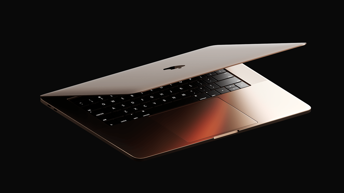 imac，macbook，Mac professional，golden，