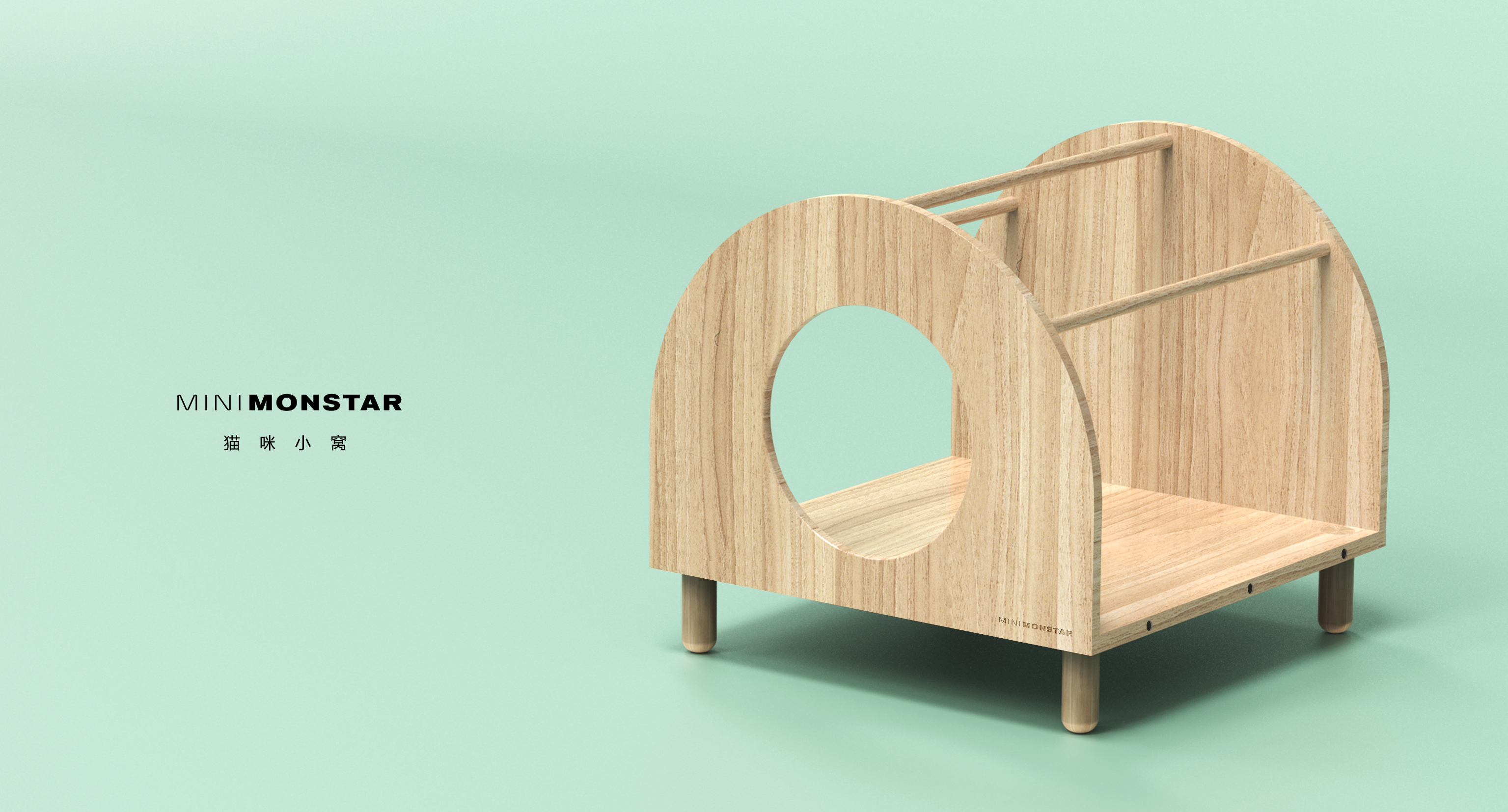 cat，Pets，nest，wooden ，Felt ，