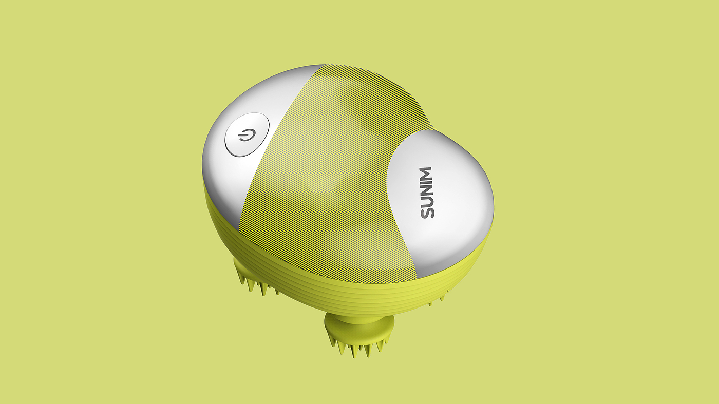 industrial design，product design，Sunrise impression，head，Massage apparatus，Head massage instrument，