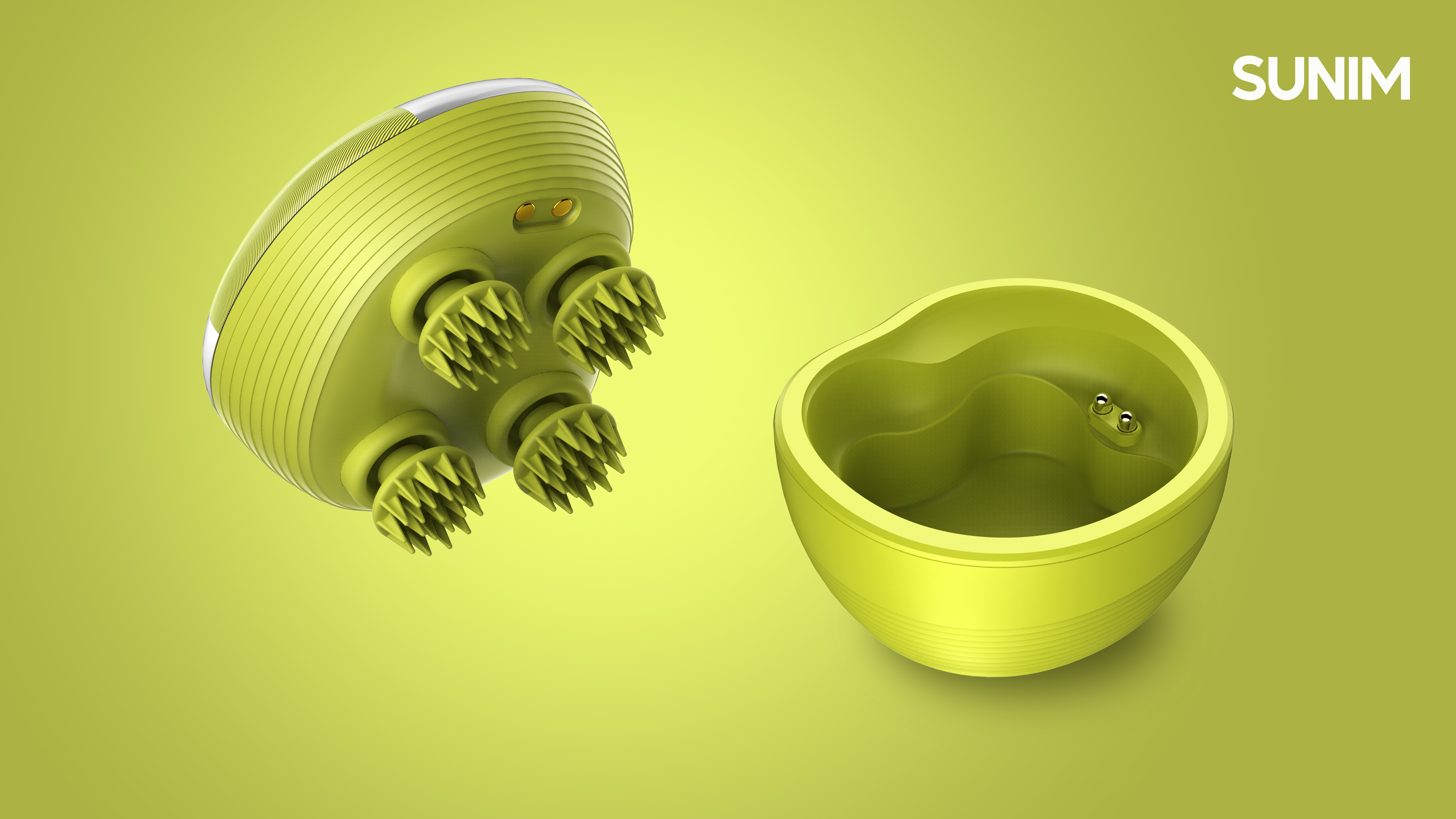 industrial design，product design，Sunrise impression，head，Massage apparatus，Head massage instrument，