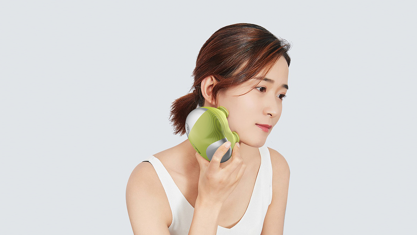 industrial design，product design，Sunrise impression，head，Massage apparatus，Head massage instrument，