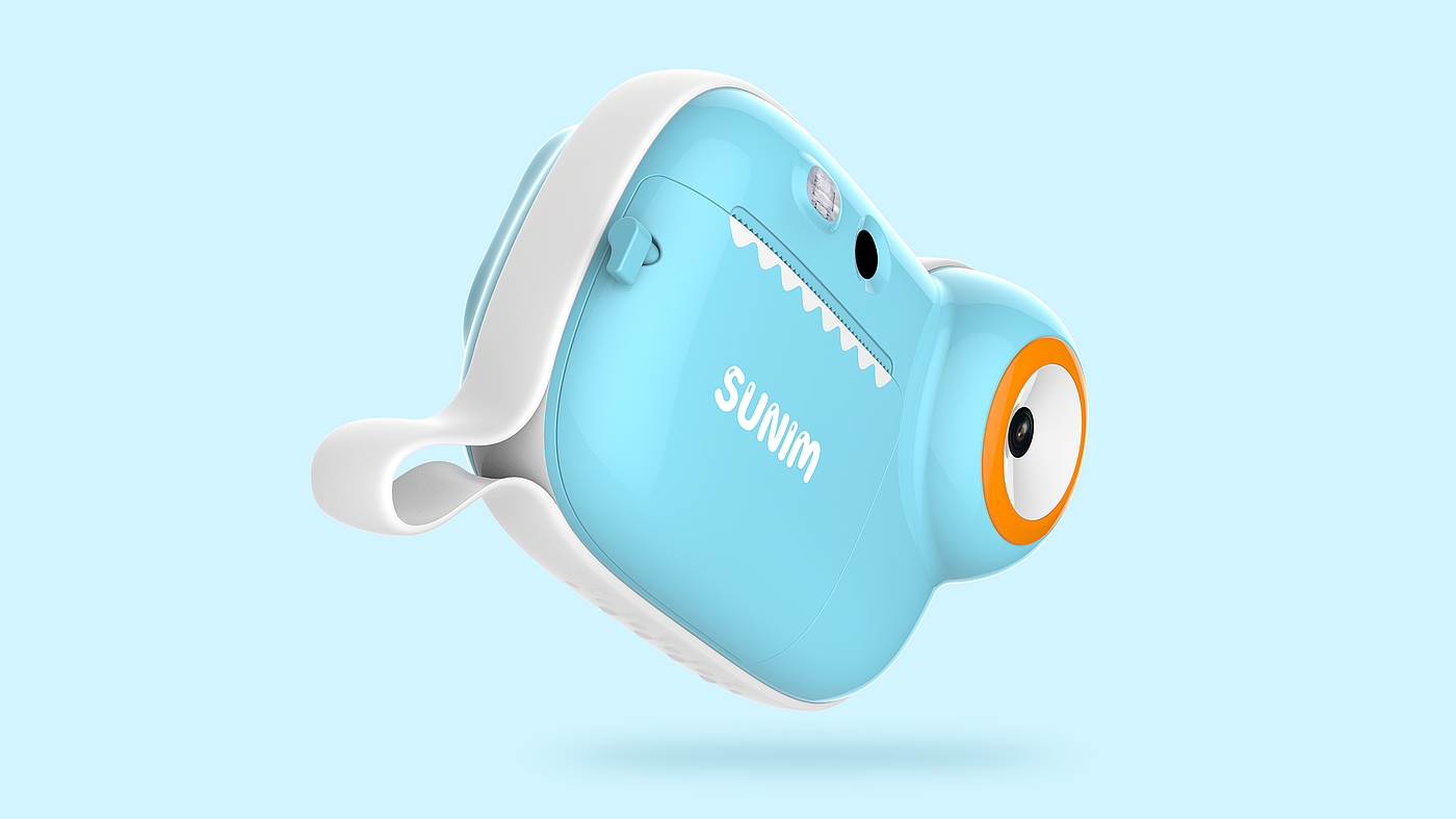 camera，children，Children's camera，product design，industrial design，Sunrise impression，Print camera，