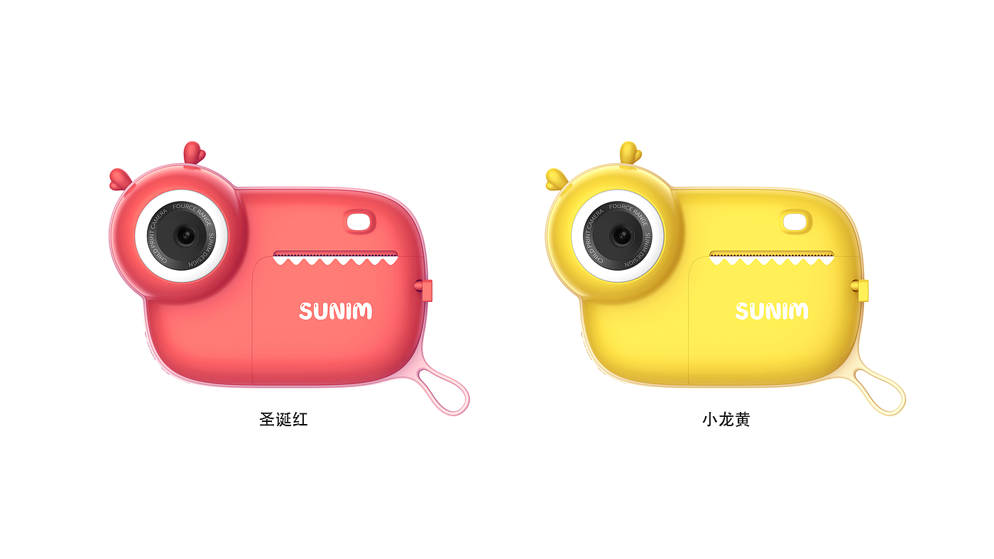 camera，children，Children's camera，product design，industrial design，Sunrise impression，Print camera，
