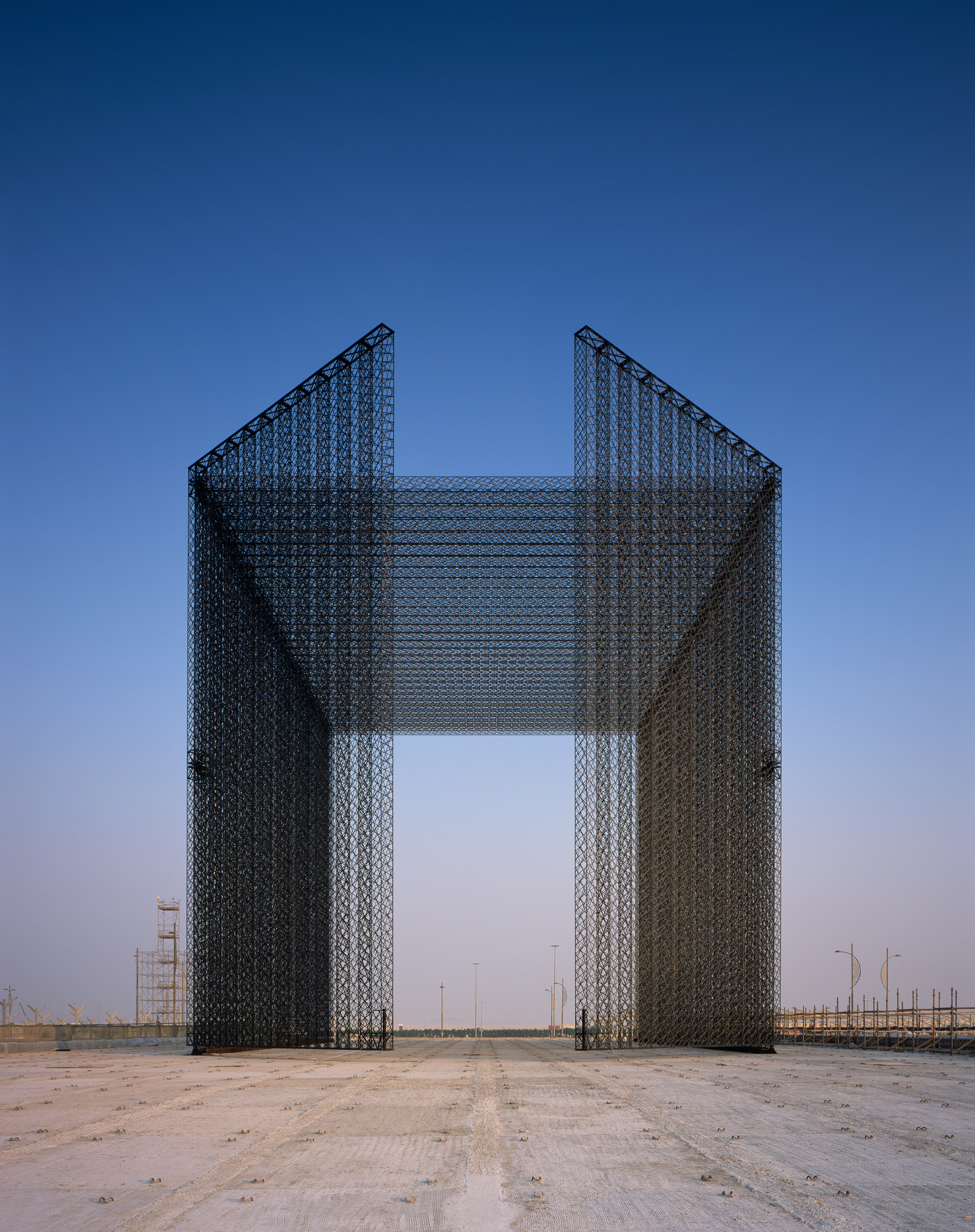 Architectural design，Expo entrance，Dubai，Asif Khan，