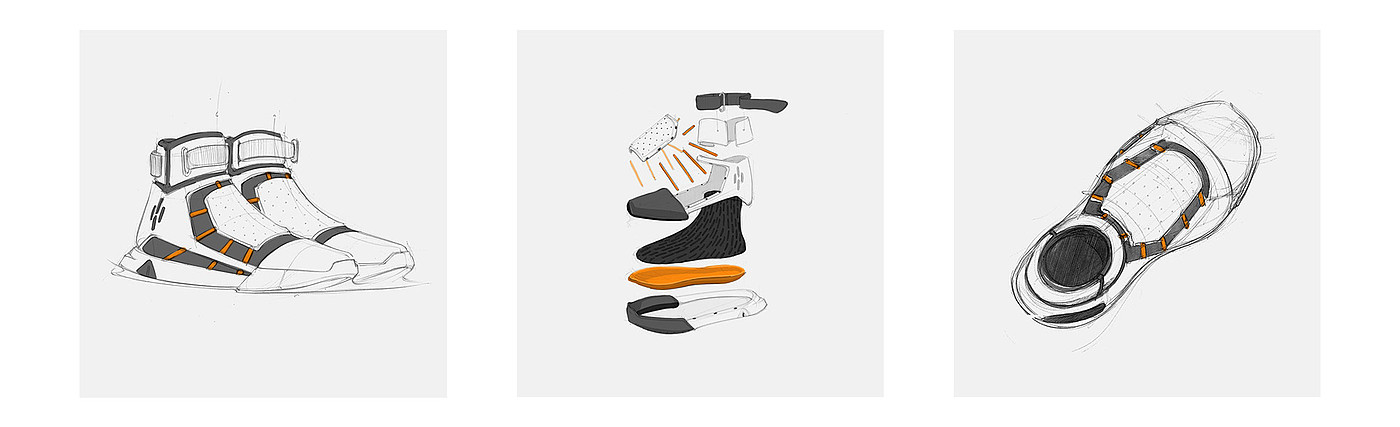 sketch，Shoe design，Sneaker sketch，