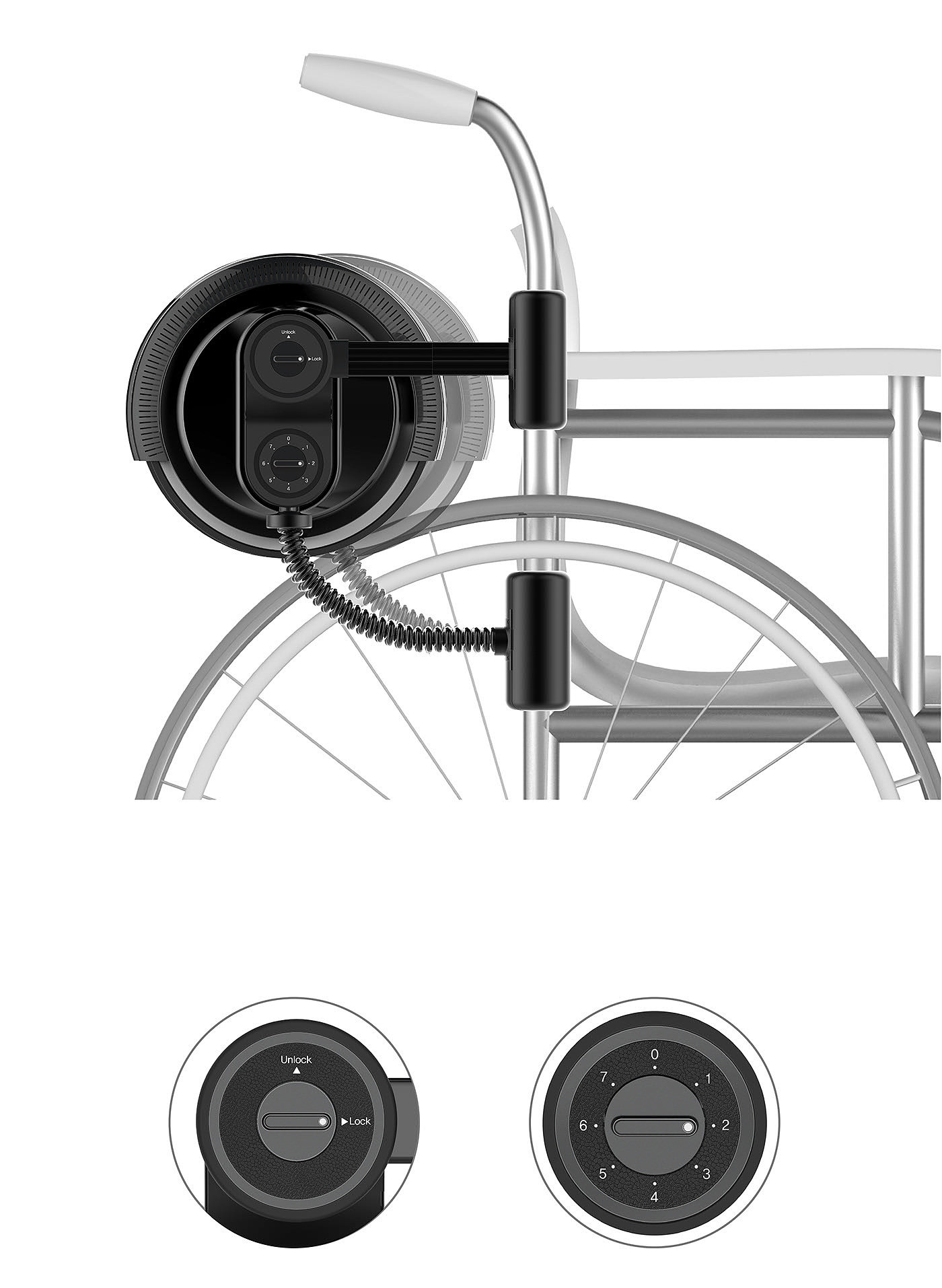 SUB WHEEL，Wheelchair，轮椅，