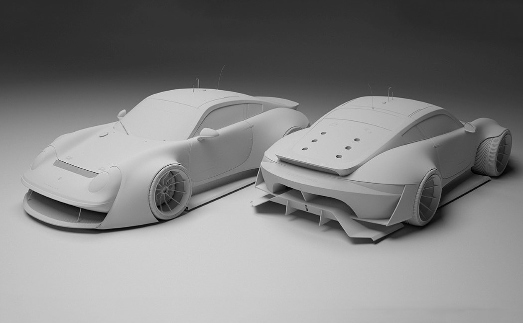 Porsche，Hand drawn，animal，Appearance design，