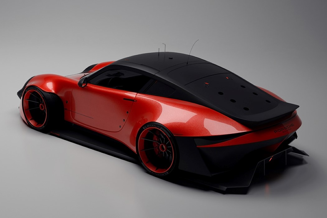 Porsche，Hand drawn，animal，Appearance design，