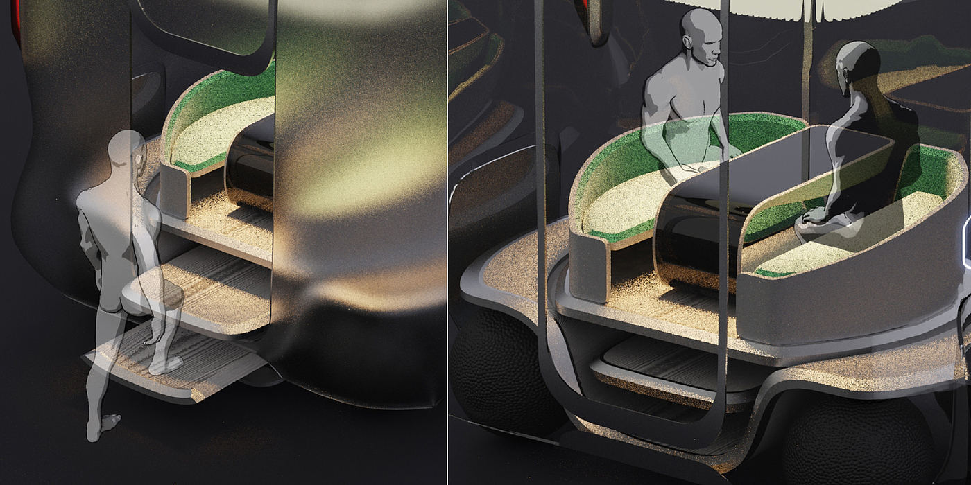east wind，Car sharing，Driverless，Vehicle design，