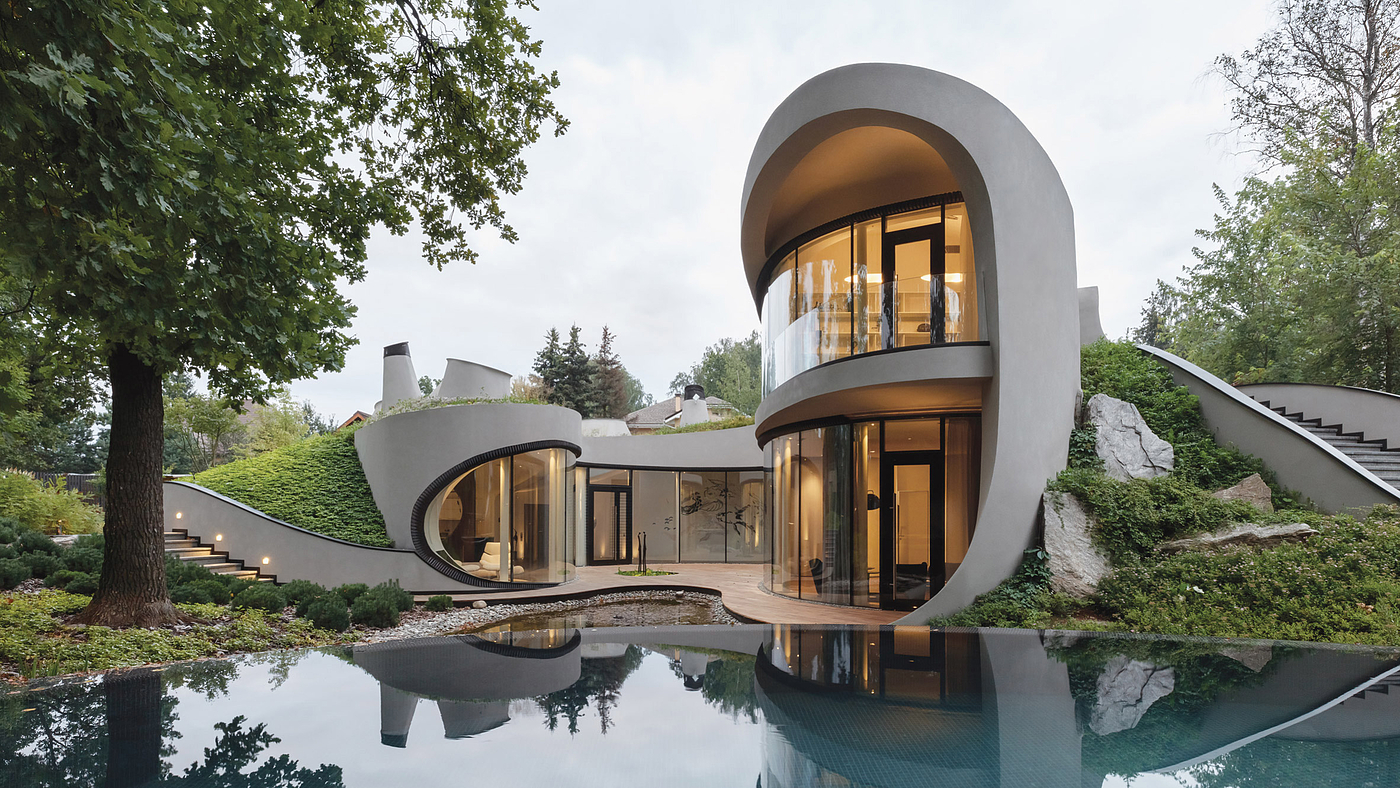 building design，Moscow，Artificial hilltop，