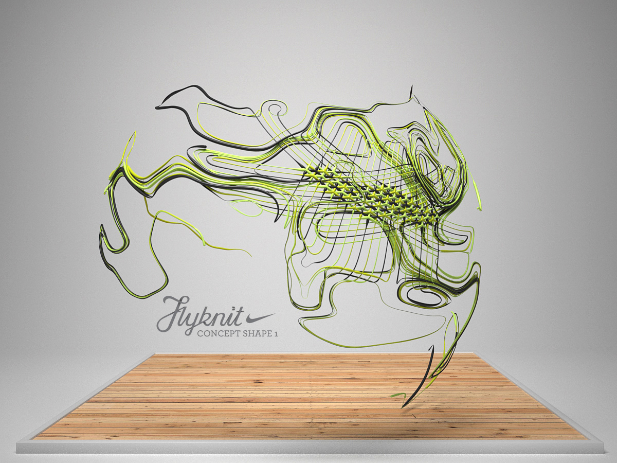 Generative Art，3d，program，shoes，nike，