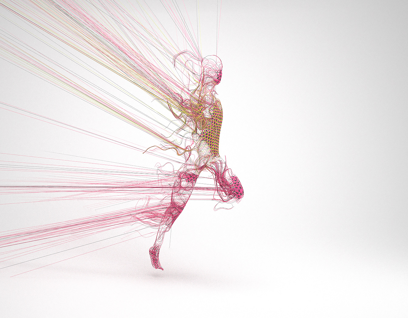 Generative Art，3d，program，shoes，nike，