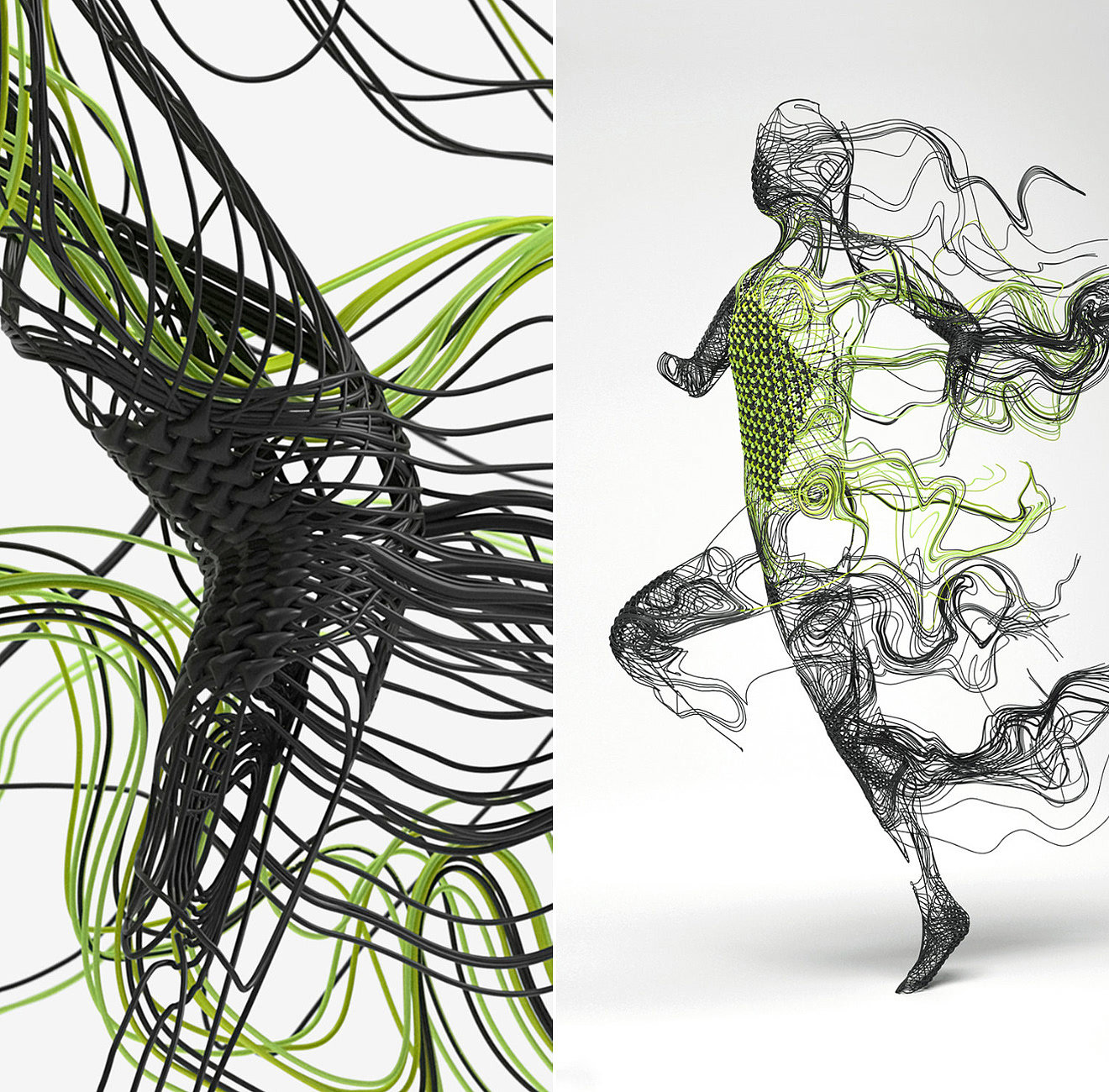 Generative Art，3d，program，shoes，nike，