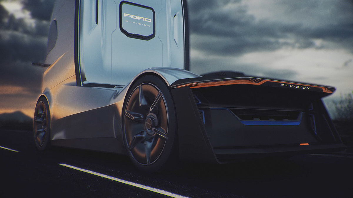 vehicle，Ford，ford，truck，Automatic driving，aerodynamics，environment protection，